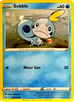 Sobble (Cosmos Holo) (054/202) [Blister Exclusives] Holofoil - Promo