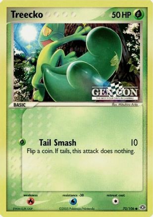 Treecko (GEN CON) (070/106) [Miscellaneous Cards & Products] Normal - Promo