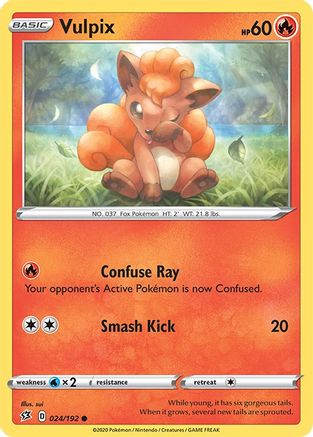 Vulpix (024/192) [SWSH02 Rebel Clash] Normal - Common