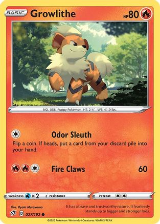 Growlithe (027/192) [SWSH02 Rebel Clash] Normal - Common