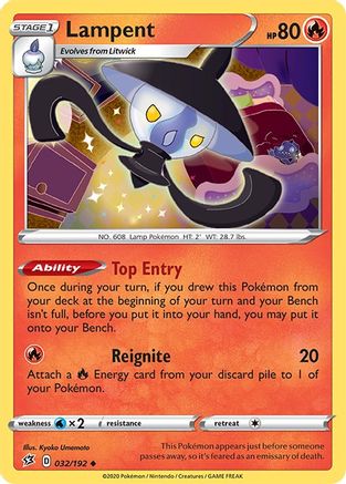 Lampent (032/192) [SWSH02 Rebel Clash] Normal - Uncommon