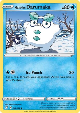 Galarian Darumaka (047/192) [SWSH02 Rebel Clash] Normal - Common