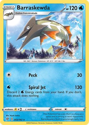 Barraskewda (053/192) [SWSH02 Rebel Clash] Normal - Rare