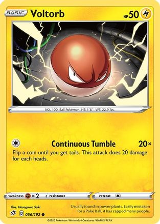 Voltorb (056/192) [SWSH02 Rebel Clash] Normal - Common