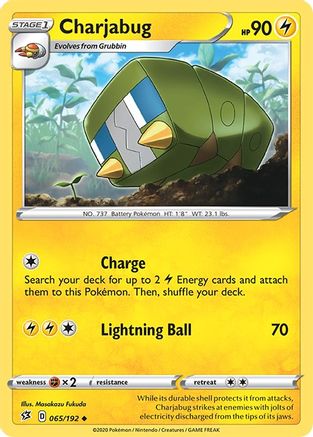Charjabug (065/192) [SWSH02 Rebel Clash] Normal - Uncommon