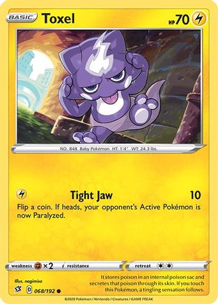 Toxel (068/192) [SWSH02 Rebel Clash] Normal - Common