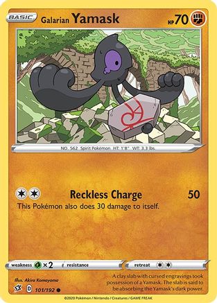 Galarian Yamask (101/192) [SWSH02 Rebel Clash] Normal - Common