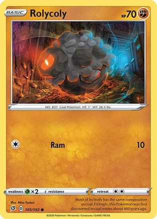 Rolycoly (105/192) [SWSH02 Rebel Clash] Normal - Common