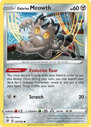 Galarian Meowth (126/192) [SWSH02 Rebel Clash] Normal - Common
