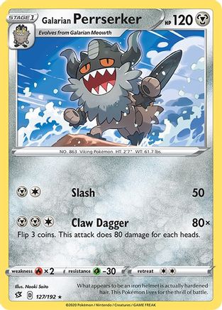 Galarian Perrserker (127/192) [SWSH02 Rebel Clash] Normal - Rare