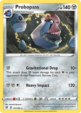 Probopass (131/192) [SWSH02 Rebel Clash] Reverse Holofoil - Rare