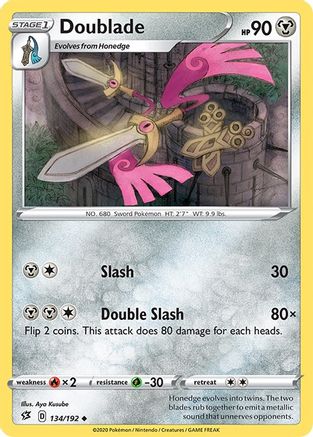 Doublade (134/192) [SWSH02 Rebel Clash] Normal - Uncommon