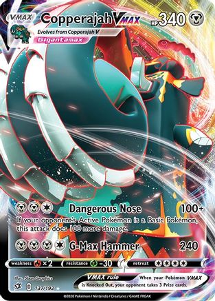 Copperajah VMAX (137/192) [SWSH02 Rebel Clash] Holofoil - Ultra Rare