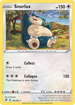 Snorlax (141/192) [SWSH02 Rebel Clash] Normal - Rare