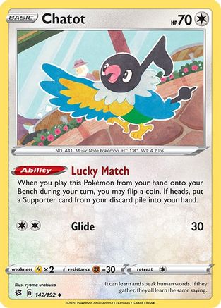 Chatot (142/192) [SWSH02 Rebel Clash] Normal - Uncommon