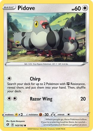 Pidove (143/192) [SWSH02 Rebel Clash] Normal - Common