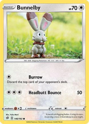 Bunnelby (146/192) [SWSH02 Rebel Clash] Normal - Common