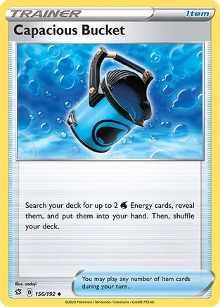 Capacious Bucket (156/192) [SWSH02 Rebel Clash] Reverse Holofoil - Uncommon