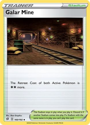 Galar Mine (160/192) [SWSH02 Rebel Clash] Reverse Holofoil - Uncommon