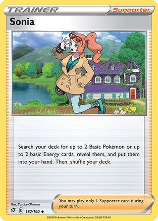 Sonia (167/192) [SWSH02 Rebel Clash] Reverse Holofoil - Uncommon