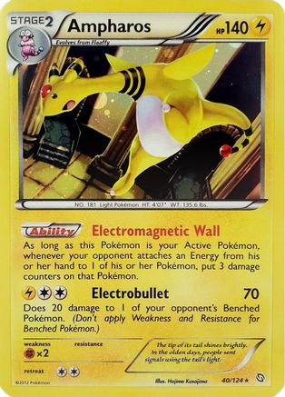 Ampharos (Cosmos Holo) (40/124) [Blister Exclusives] Holofoil - Promo