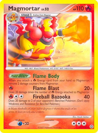 Magmortar - 31/132 (Secret Wonders)/132  - Holofoil Deck Exclusives - Holo Rare