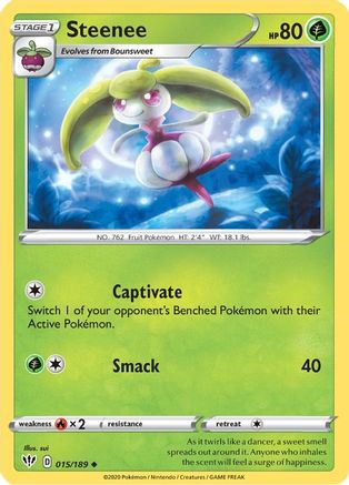 Steenee (015/189) [SWSH03 Darkness Ablaze] Normal - Uncommon