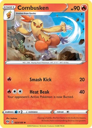 Combusken (023/189) [SWSH03 Darkness Ablaze] Normal - Uncommon