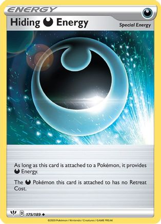 Hiding D Energy (175/189) [SWSH03 Darkness Ablaze] Reverse Holofoil - Uncommon