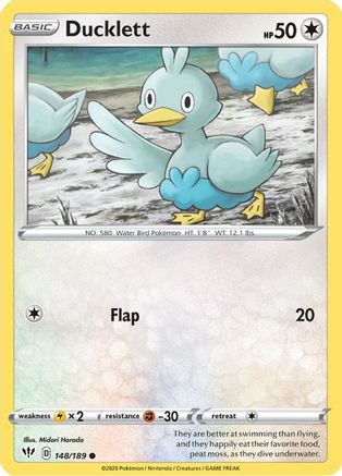 Ducklett (148/189) [SWSH03 Darkness Ablaze] Normal - Common