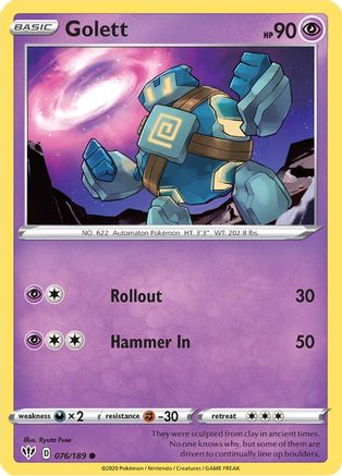 Golett (076/189) [SWSH03 Darkness Ablaze] Normal - Common