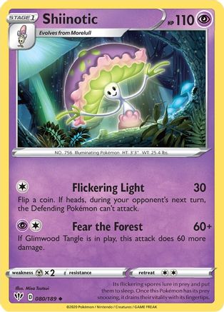 Shiinotic (080/189) [SWSH03 Darkness Ablaze] Normal - Uncommon