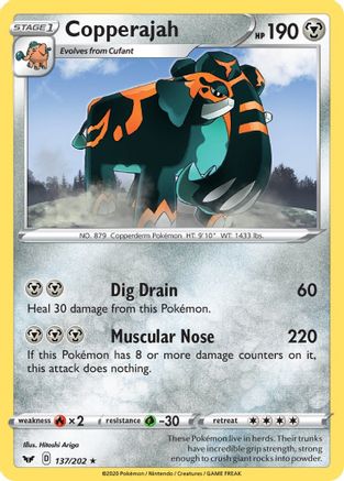 Copperajah (Non-Holo Gamestop Exclusive) (137/202) [Blister Exclusives] Normal - Promo