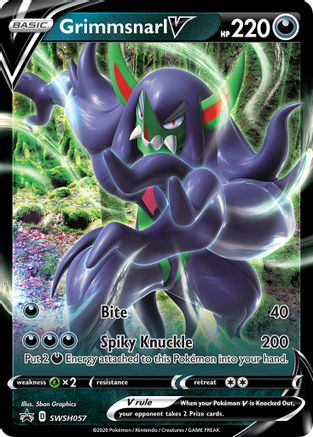 Grimmsnarl V (SWSH057/307) [SWSH Sword & Shield Promo Cards] Holofoil - Promo