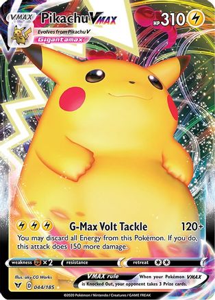 FA/PIKACHU VMAX VIVID VOLTAGE PSA 10