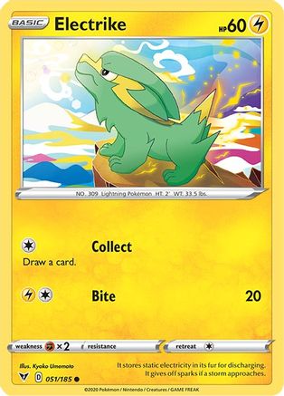 Electrike 051/185  - Reverse Holofoil SWSH04 Vivid Voltage - Common