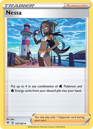 Nessa 157/185  SWSH04 Vivid Voltage - Uncommon