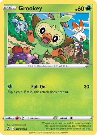 Grookey (SWSH070/307) [SWSH Sword & Shield Promo Cards] Holofoil - Promo