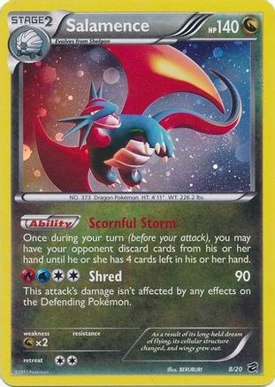Salamence (Cosmos Holo) (008/20) [Blister Exclusives] Holofoil - Promo