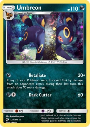 Umbreon (Cosmos Holo) (120/214) [Blister Exclusives] Holofoil - Promo