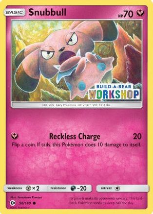 Snubbull (Build-A-Bear Workshop Exclusive) (090/149) [Miscellaneous Cards & Products] Normal - Promo