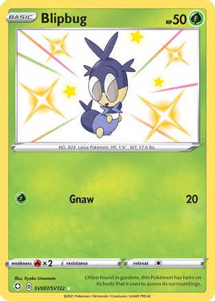 Blipbug (SV007/122) [Shining Fates Shiny Vault] Holofoil - Shiny Holo Rare