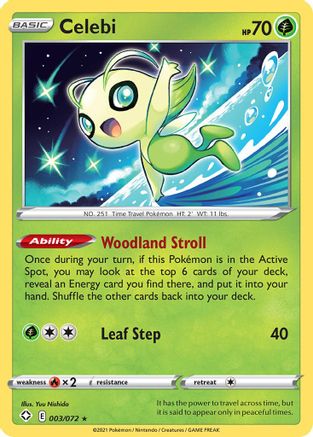Celebi (003/72) [Shining Fates] Normal - Rare