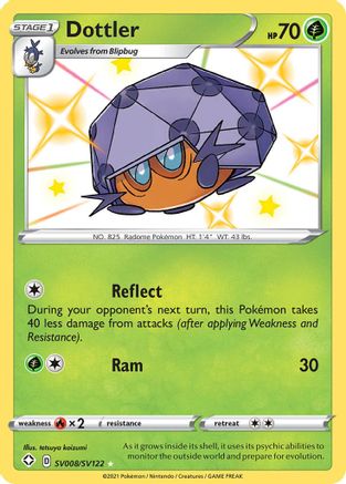Dottler (SV008/122) [Shining Fates Shiny Vault] Holofoil - Shiny Holo Rare