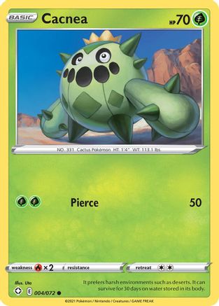 Cacnea (004/72) [Shining Fates] Normal - Common