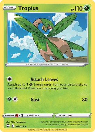 Tropius (005/72) [Shining Fates] Normal - Uncommon