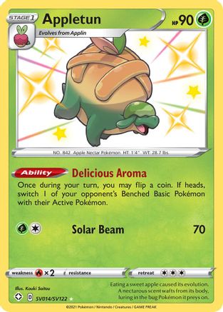 Appletun (SV014/122) [Shining Fates Shiny Vault] Holofoil - Shiny Holo Rare