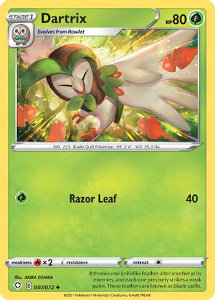 Dartrix (007/72) [Shining Fates] Normal - Uncommon