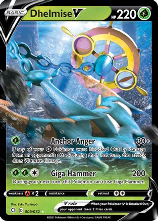 Dhelmise V (009/72) [Shining Fates] Holofoil - Ultra Rare
