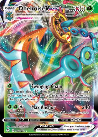 Dhelmise VMAX (010/72) [Shining Fates] Holofoil - Ultra Rare